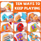 Board Cube Montessori Sensory Educational Toys