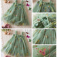 Toddler Baby Girls Party Dresses Back Butterfly