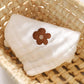 6 Layer Cotton Embroidery Baby Saliva Towels Hand Face Wipes Newborn