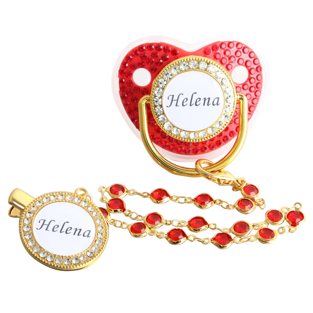 Baby Pacifier Dummy With Chain Clip 0-18 Months