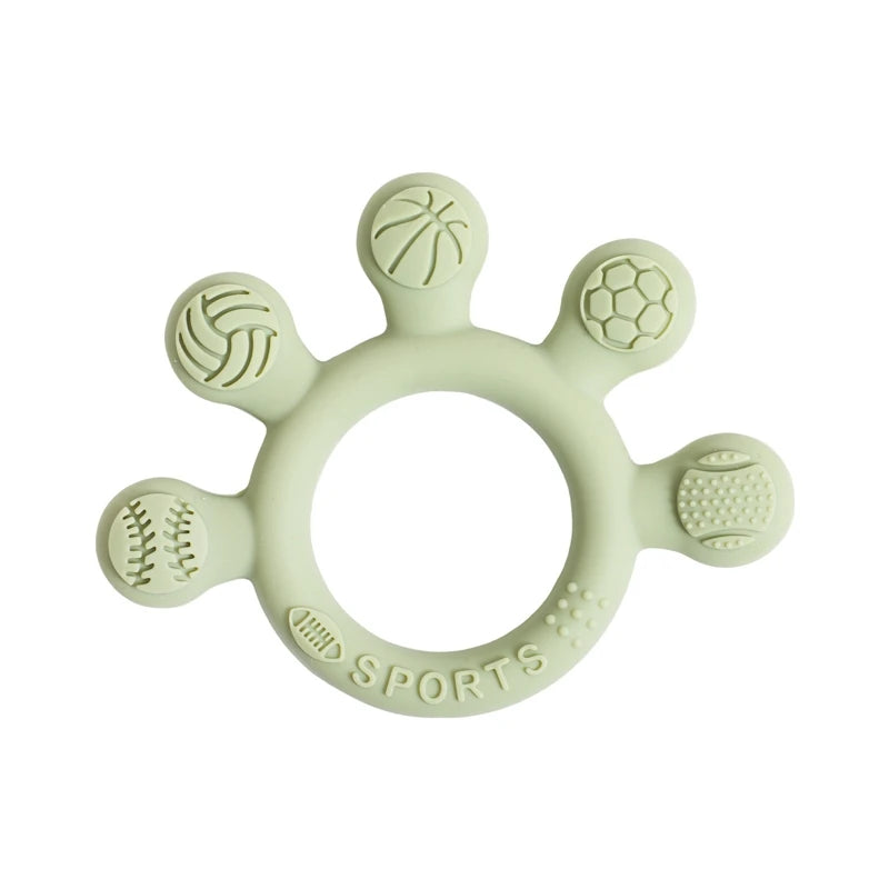 Silicone Teether Baby 0 12 Months