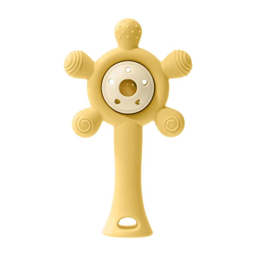 Color Kids Silicone Teether Toy Baby Rattle Toy Teething Ring