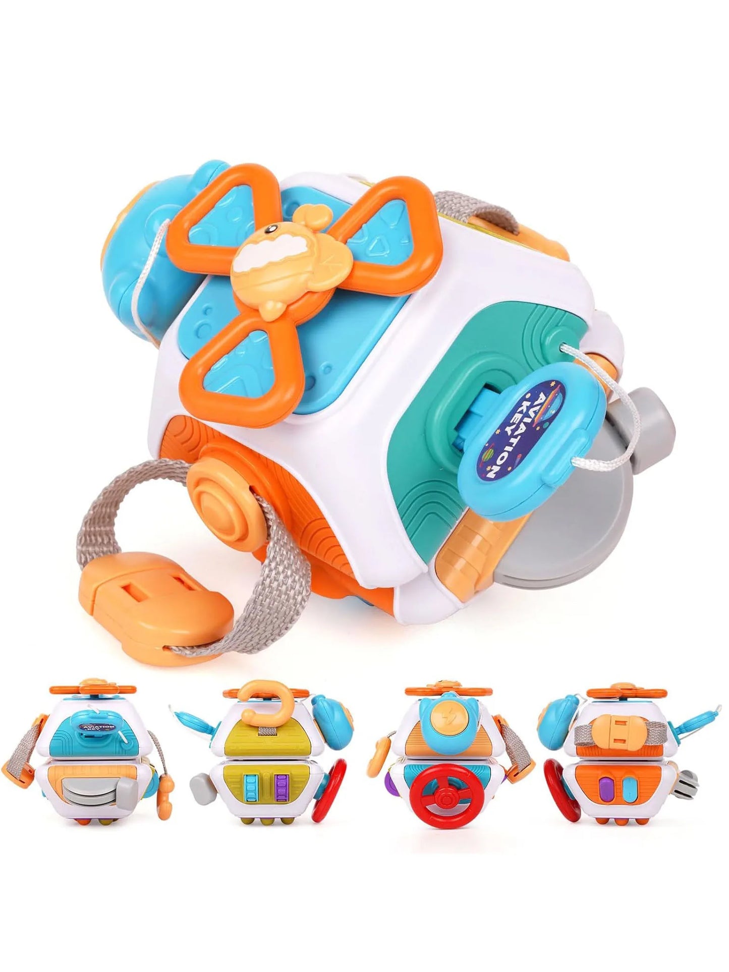 Board Cube Montessori Sensory Educational Toys