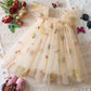 Toddler Baby Girls Party Dresses Back Butterfly