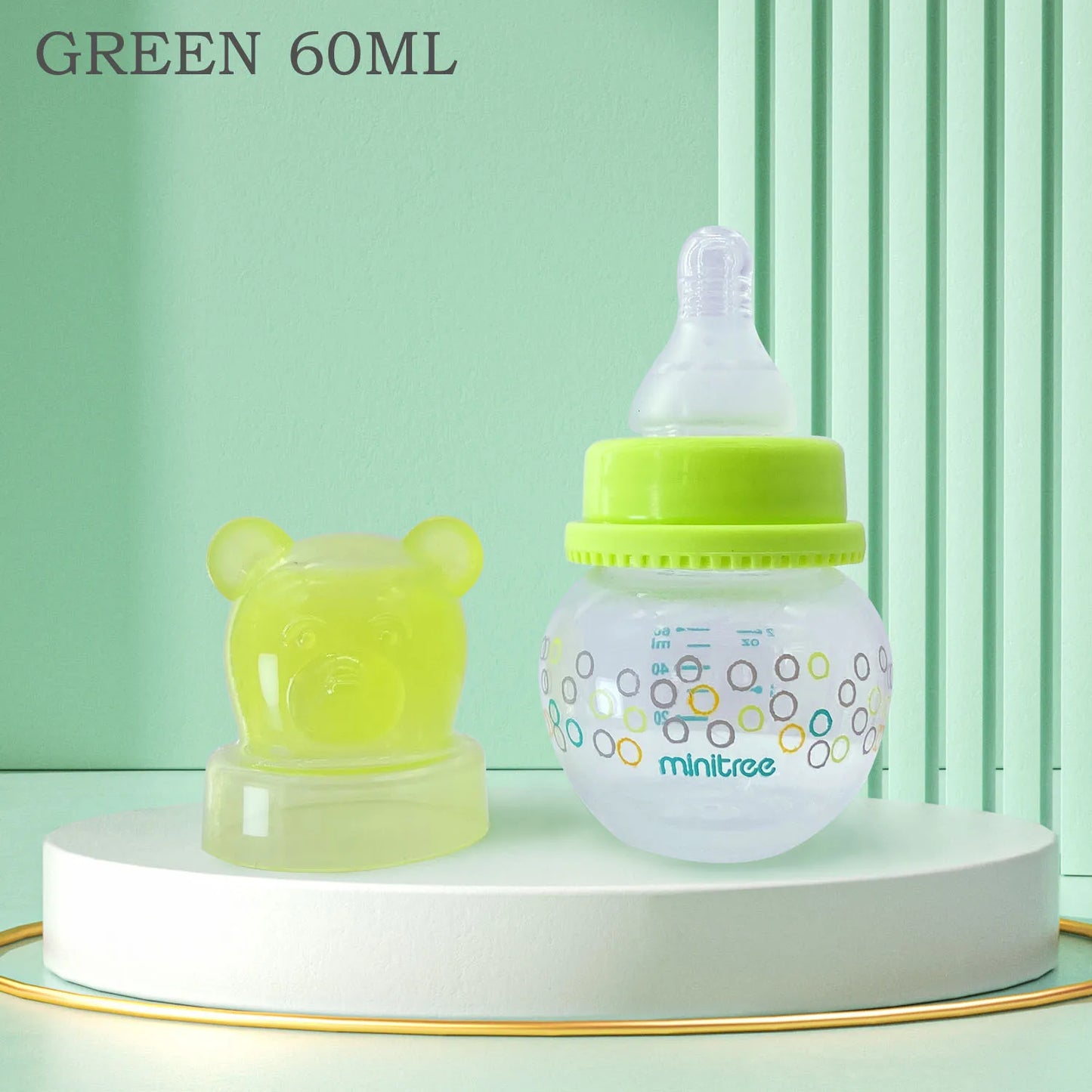 0-6 months newborn baby mini bottle, fall-proof and anti-colic PP bottle