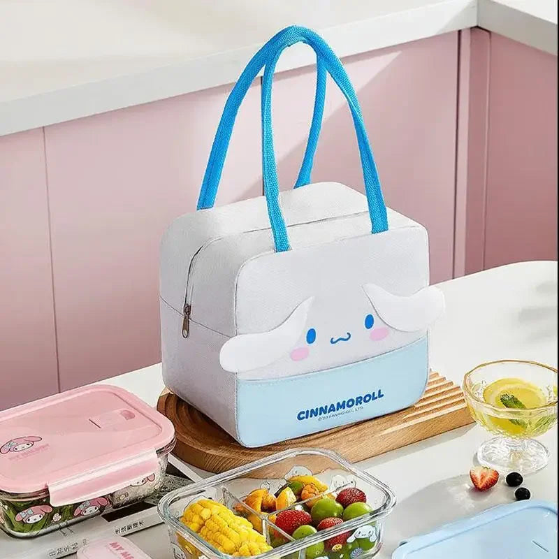 Kawaii Sanrio Hello Kitty Melody Lunch Box Bag Cinnamoroll