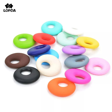 Teething Necklace Food Grade Silicone Baby Teething Toys For Pacifier