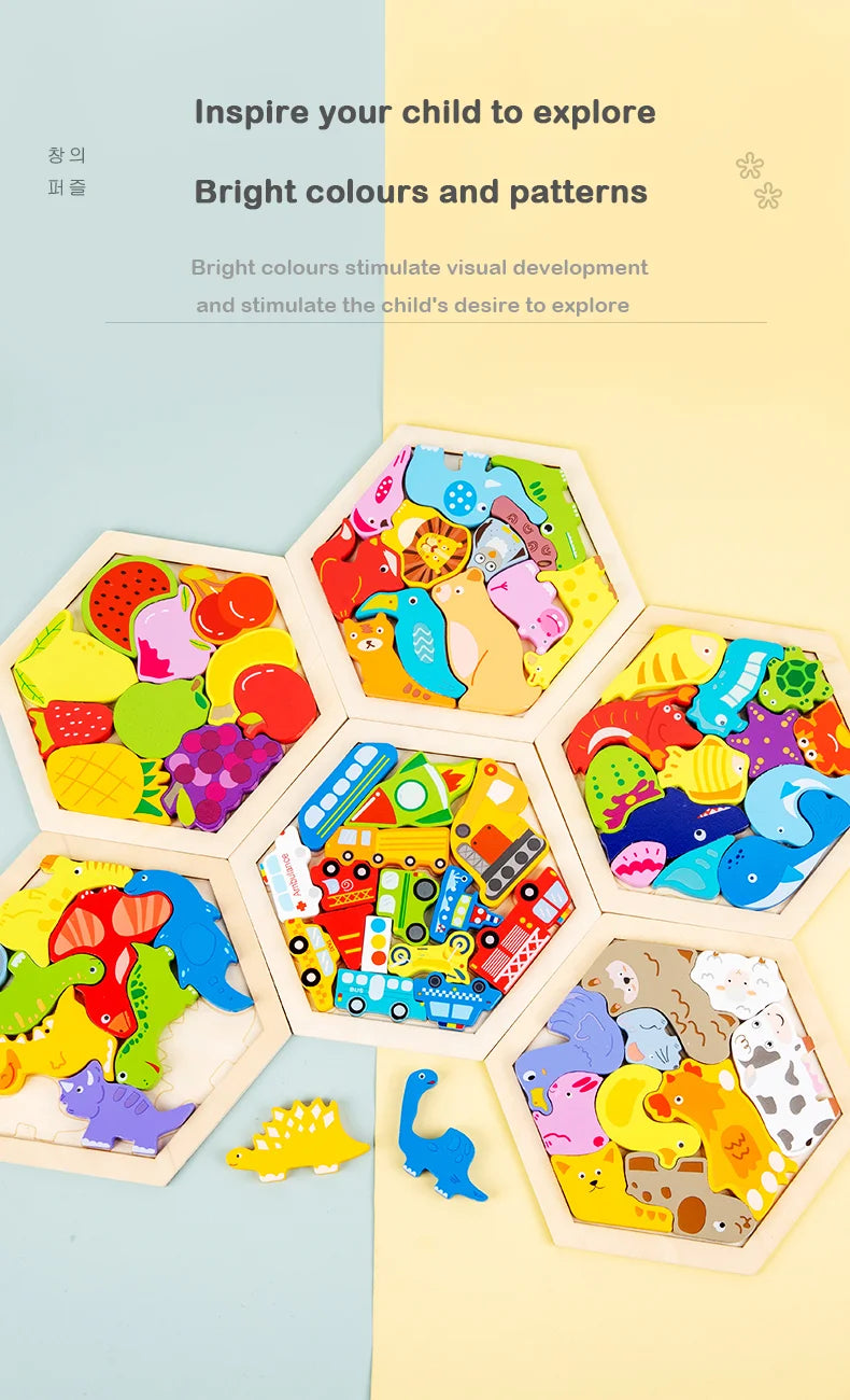 Children's creative three-dimensional puzzles / Education toys