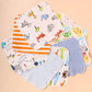 Newborn 8 Piece Baby Saliva Wipes 100% Cotton Soft and Comfortable Shower Towels