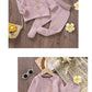 Baby Clothes Set Knit Newborn Girl Boy Long Sleeve Pullover Pants 2PC Fashion Solid Warm Infant Sweater Trousers Leggings Autumn