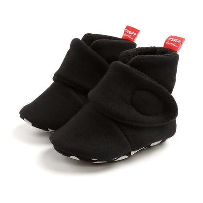 New Baby Socks Shoes Star Toddler First Walkers Booties Cotton Comfort Soft Anti-slip Warm Infant Baby Boy Girl Shoes