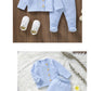 Baby Clothes Set Knit Newborn Girl Boy Long Sleeve Pullover Pants 2PC Fashion Solid Warm Infant Sweater Trousers Leggings Autumn
