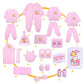 20/22/24/26 Pieces Newborn Clothes Baby Gift Pure Cotton Baby Set 0-6 Months Spring Summer Kids Clothes Suit Unisex Without Box