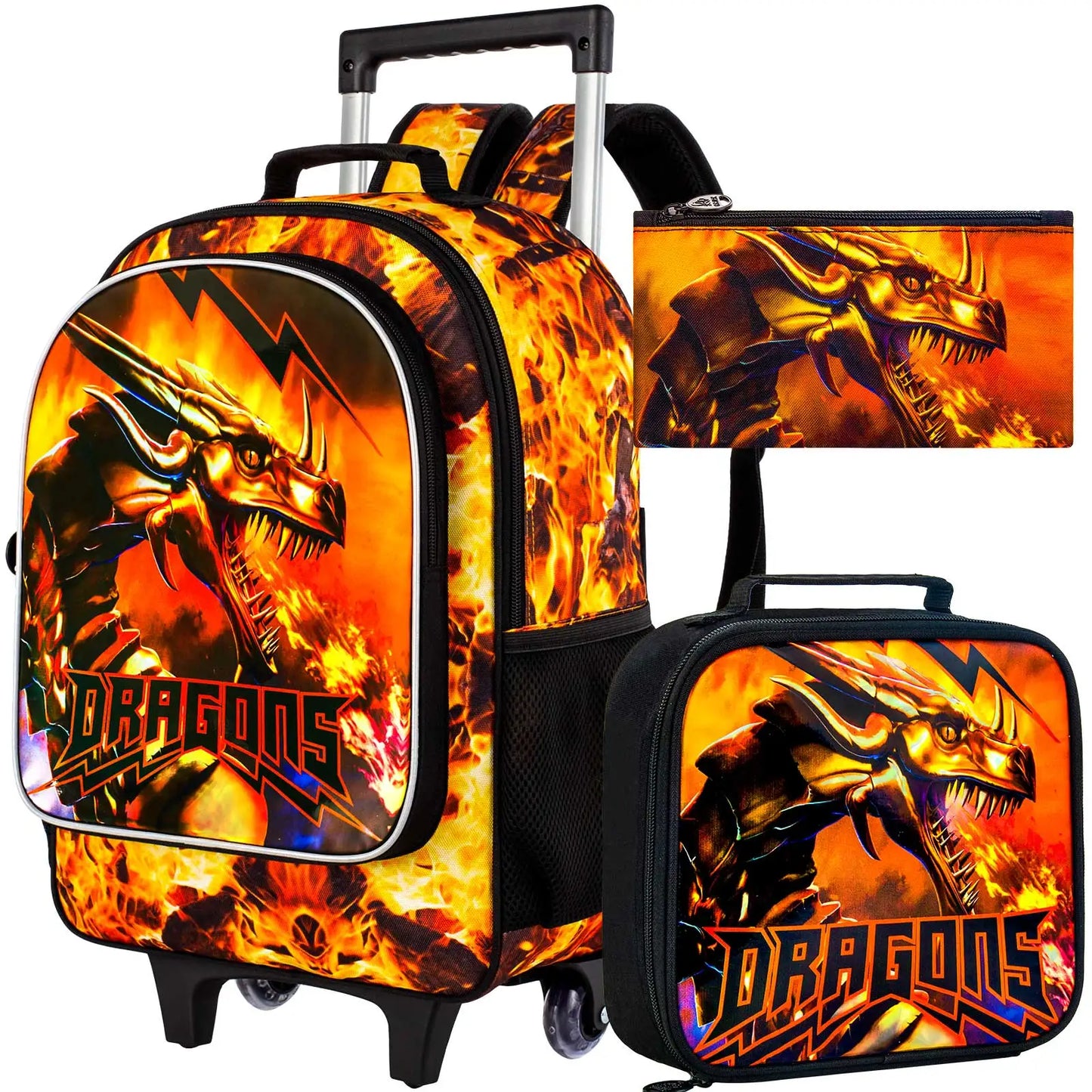 Kids Suitcase for Boys Wheeled Backpack
