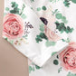 0-12Months Newborn Baby Girl 3PCS Clothes Set Floral Long Sleeve Fashion Spring & Autumn Daily Outfit