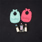 Dolls House Miniature Baby Bottles Shampoo Bibs Set Nursery Accessory Gift