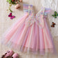 Toddler Baby Girls Party Dresses Back Butterfly