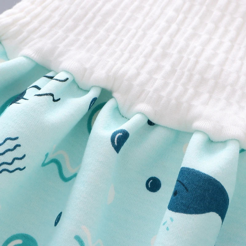 Waterproof Baby Diaper Pants - Leak-Proof Urine Training Pants, Washable Cloth Diapers, Sleep Bed Pants & Potty Training Pants for Infants and Kids