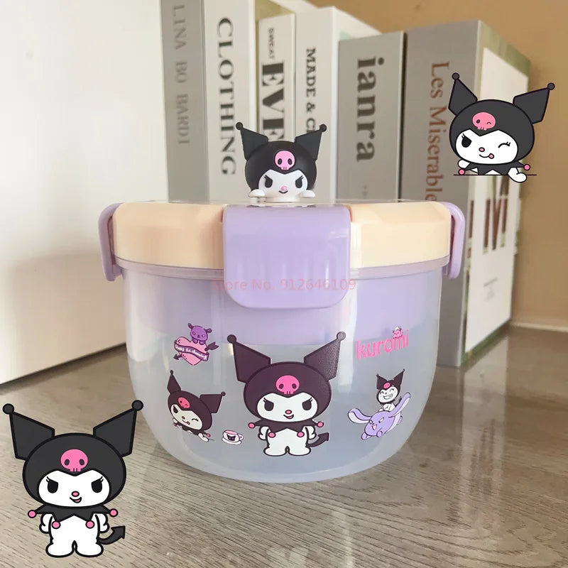 Sanrio Bento Box Kawaii Hello Kitty Portable Lunch