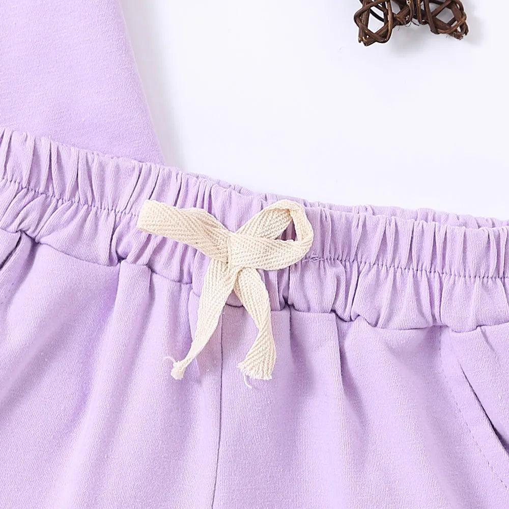 Summer 2pcs Kids Clothes Sets Children Sports Style Tracksuits T-shirts and Shorts Boy and Girl Outfits Suits