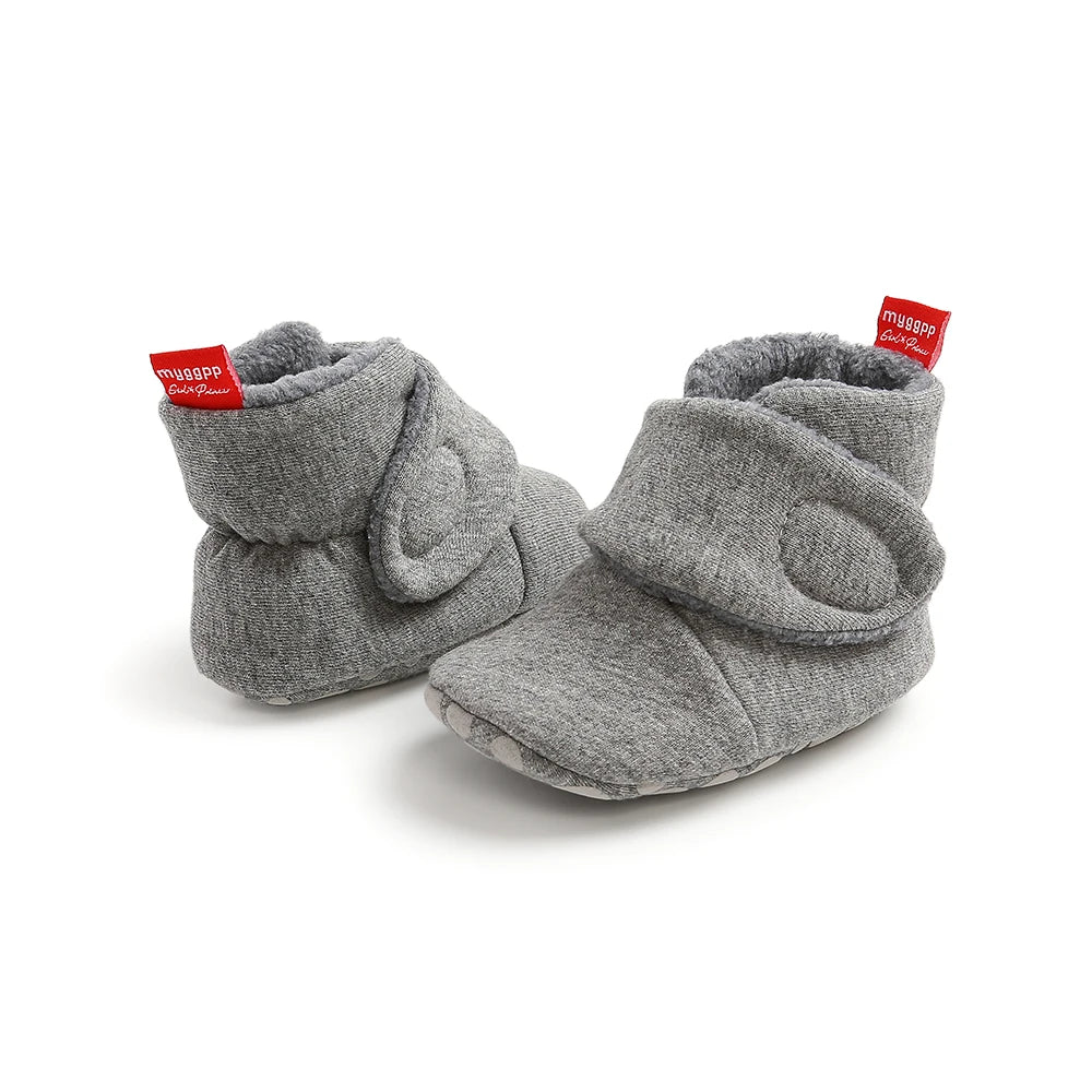 New Baby Socks Shoes Star Toddler First Walkers Booties Cotton Comfort Soft Anti-slip Warm Infant Baby Boy Girl Shoes