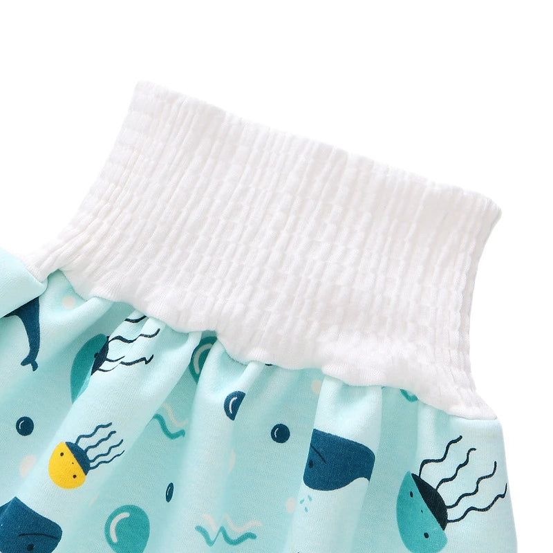 Waterproof Baby Diaper Pants - Leak-Proof Urine Training Pants, Washable Cloth Diapers, Sleep Bed Pants & Potty Training Pants for Infants and Kids