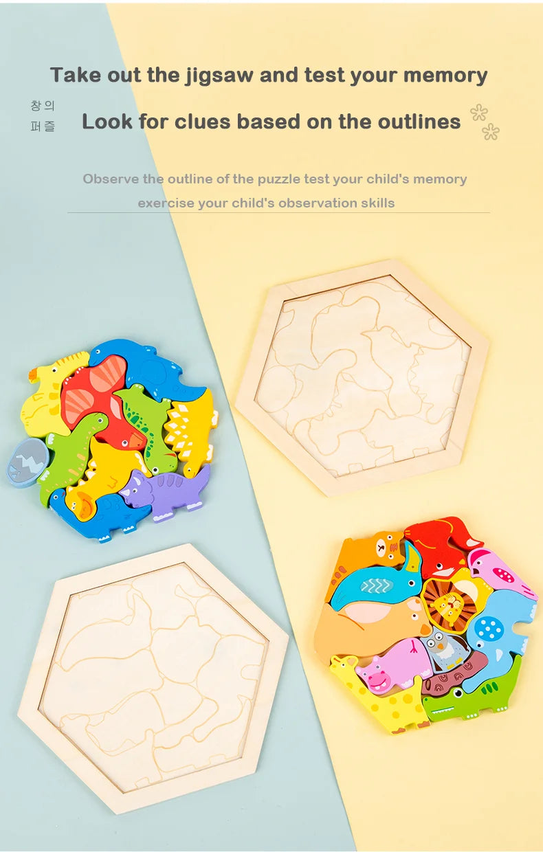 Children's creative three-dimensional puzzles / Education toys
