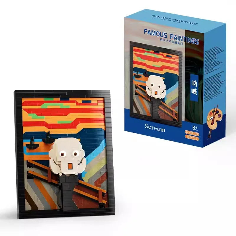 Building Blocks 3D Painting Model Blocks Educational Toys for Children Girls Boys Adult Gifts