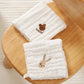 6 Layer Cotton Embroidery Baby Saliva Towels Hand Face Wipes Newborn