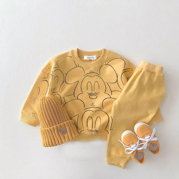 New Designer Cartoon Clothing  Tracksuit Baby Boy Summer
