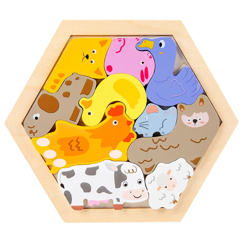 Children's creative three-dimensional puzzles / Education toys