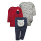 Newborn Baby Clothes Set Baby Boy Born Clothing 3PCS Bodysuit+Pants Outfit Toddler Girl Suit Infant Pajama Pure Cotton Sets