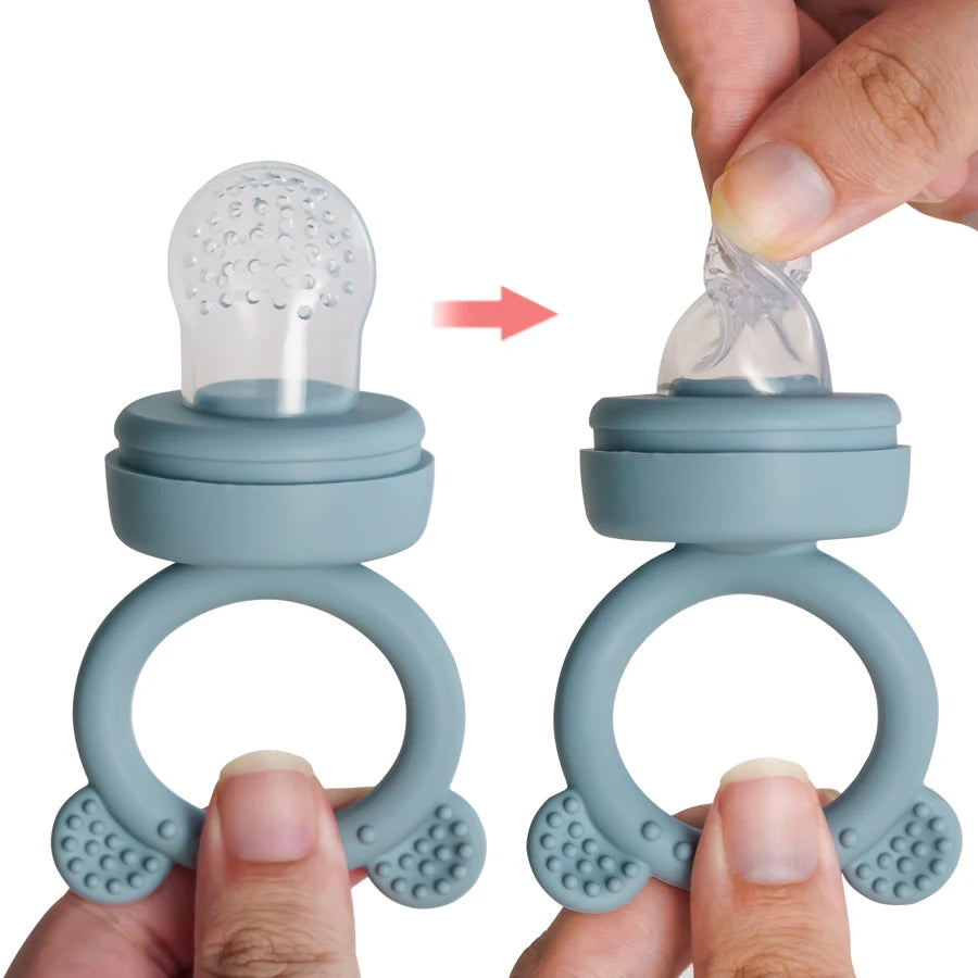Pacifier Fruit Feeder With Cover Silicone Newborn