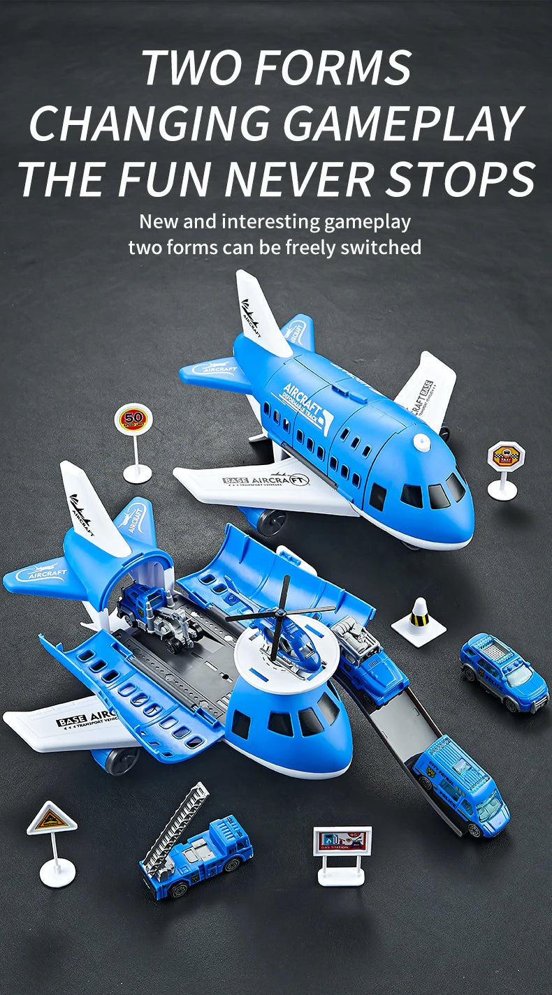 Airplane toy combination for boys and girl