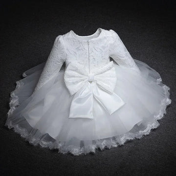Newborn & Baby Girl Dress – Perfect for Christening, Baptism, Birthday, or Prom – 0–12 Months