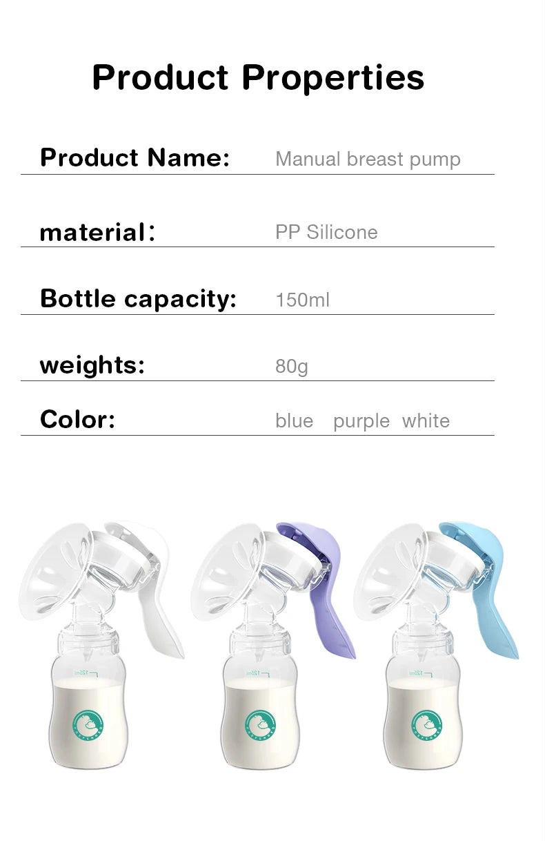 Dr Isla Manual Suction Milk Pump Feeding