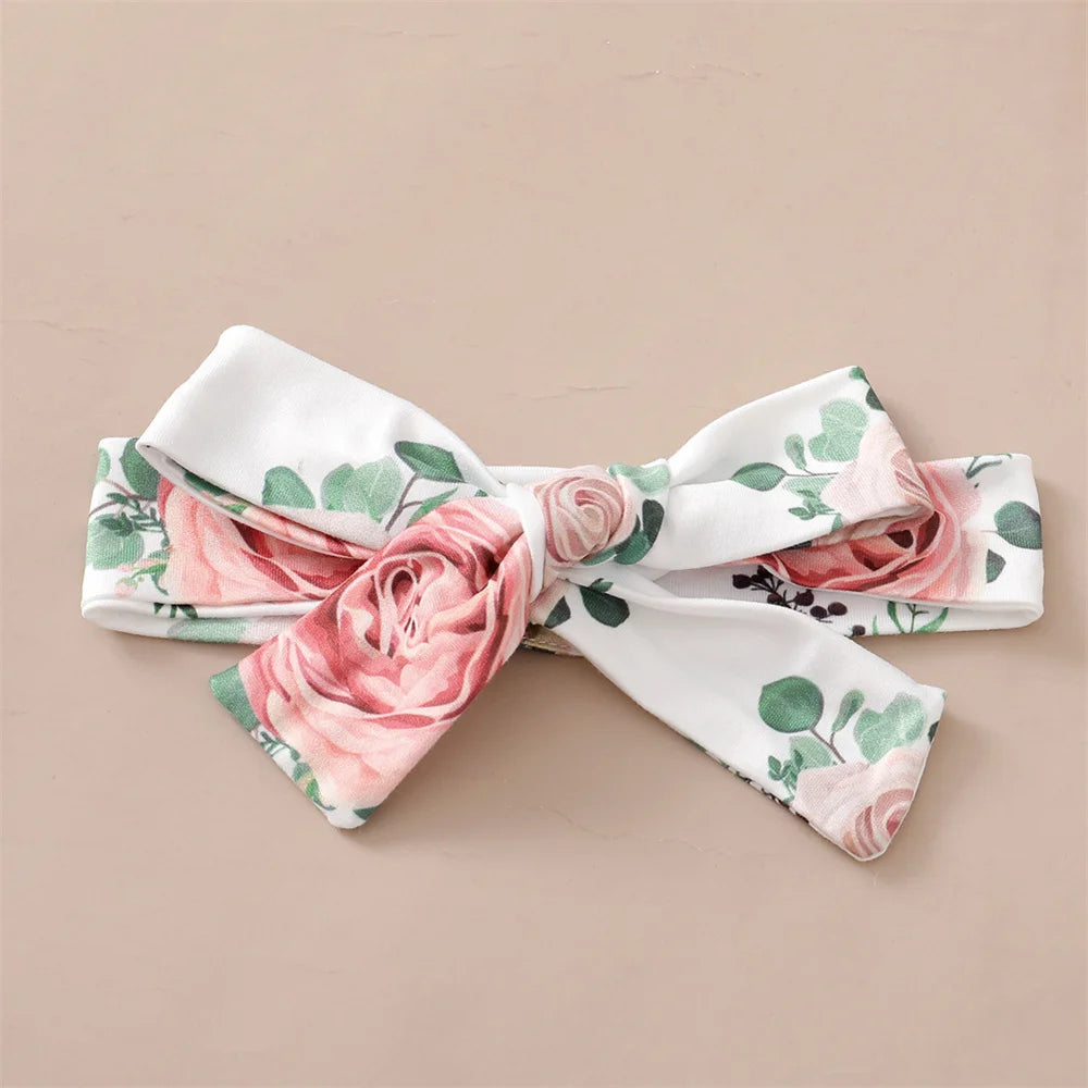 0-12Months Newborn Baby Girl 3PCS Clothes Set Floral Long Sleeve Fashion Spring & Autumn Daily Outfit