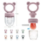 Pacifier Fruit Feeder With Cover Silicone Newborn