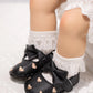 New Baby Boys Girls Shoes Love Bow Fringe Soft Soled Non-slip Footwear First Walkers Crib Shoes Moccasins Toddler Girls Shoesv