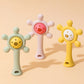 Color Kids Silicone Teether Toy Baby Rattle Toy Teething Ring