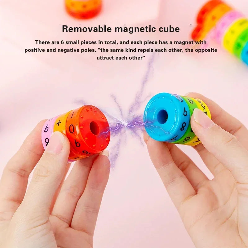 Educational Toys Magic Intelligence Arithmetic Maths Puzzle Cube For Kids Gift