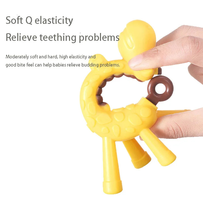 Silicone Teethers Giraffe Cartoon Baby