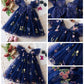 Toddler Baby Girls Party Dresses Back Butterfly