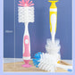 2 in 1 Mother-child Nylon Baby Bottle Cup Cleaning Brush Suction Stand Type Feeding Clean Tool Set