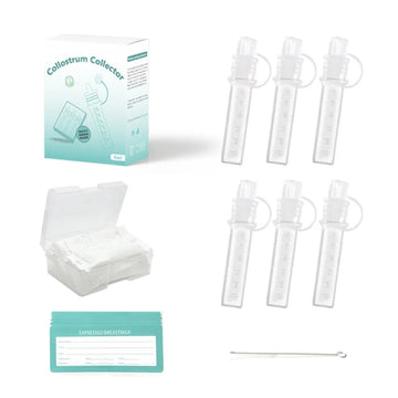 6pcs Colostrum Container Tube for Newborns Feeding Mom Breastfeeding Milk