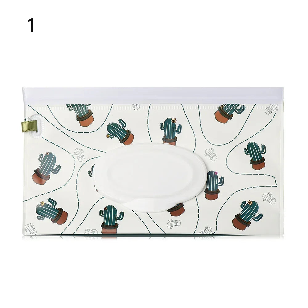 1Pc Baby Fashion Wipes Carrying Case Clutch and Clean Wet Wipes