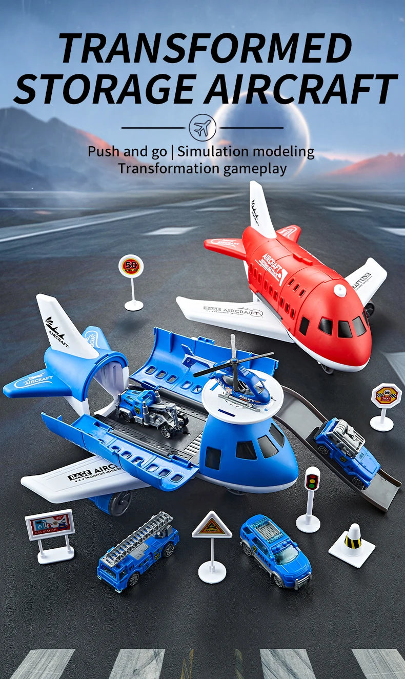 Airplane toy combination for boys and girl