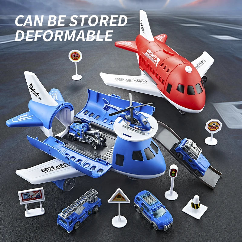 Airplane toy combination for boys and girl