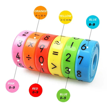 Educational Toys Magic Intelligence Arithmetic Maths Puzzle Cube For Kids Gift