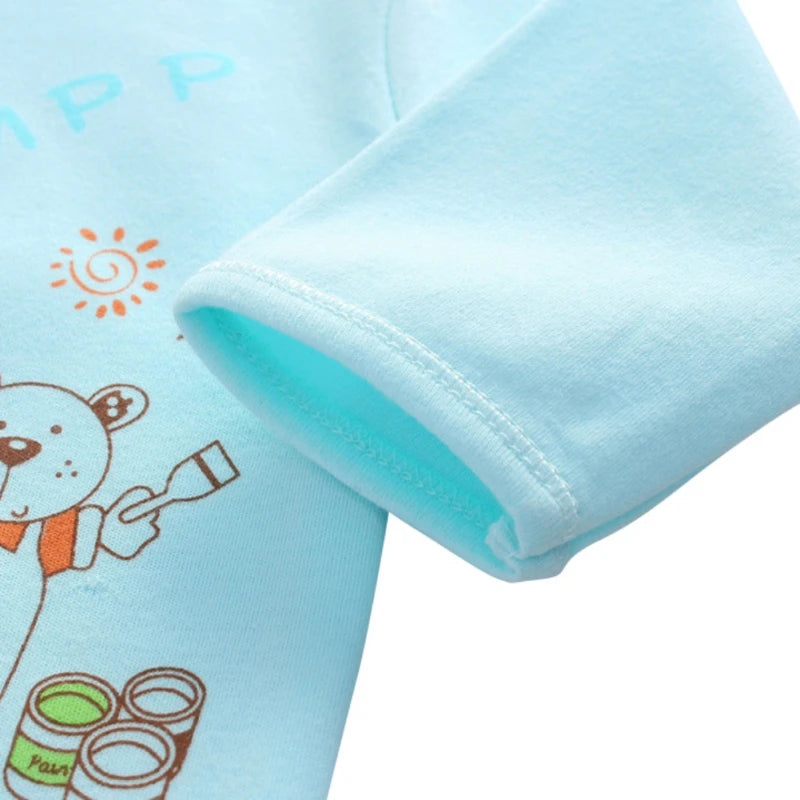 5pcs/Set Newborn Baby Clothing Set Cartoon Infant Boys Girls Clothes Suits Cotton Soft Cute Cat Newborn Outfit Baby Sets ﻿